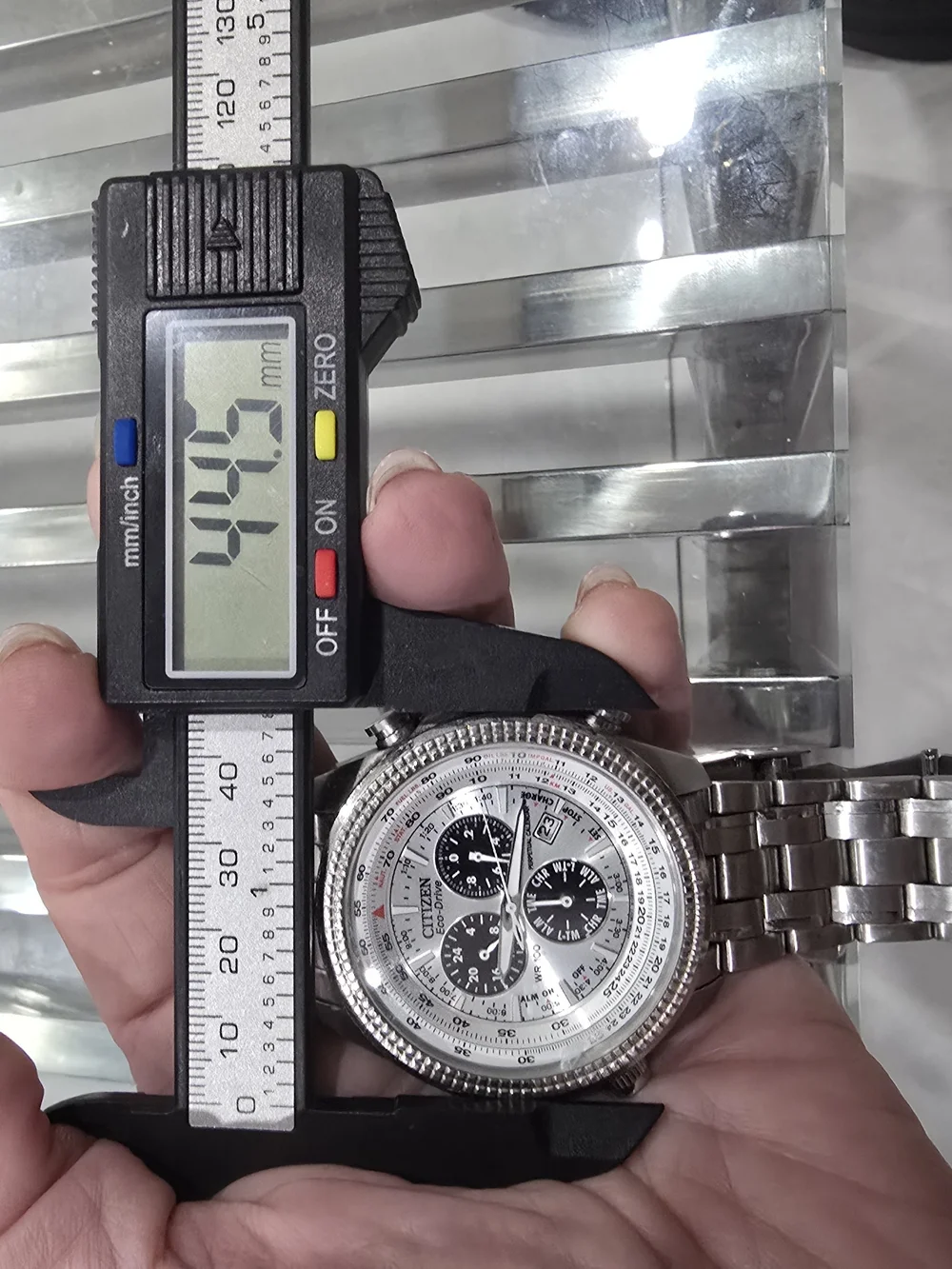 Citizen Eco-Drive Men’s Silver Stainless Steel Watch